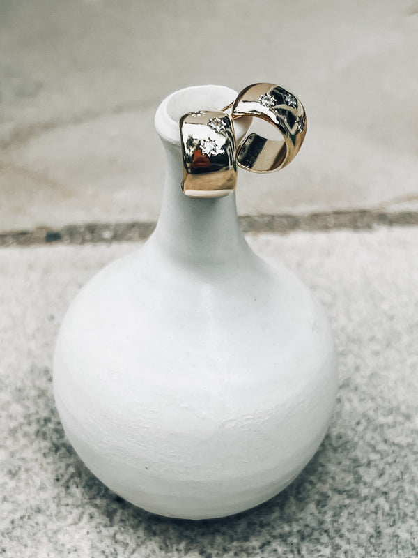 Thick Gold Filled Huggie
