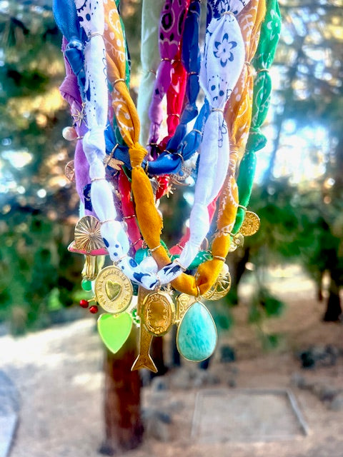 Bandana Charm Necklace