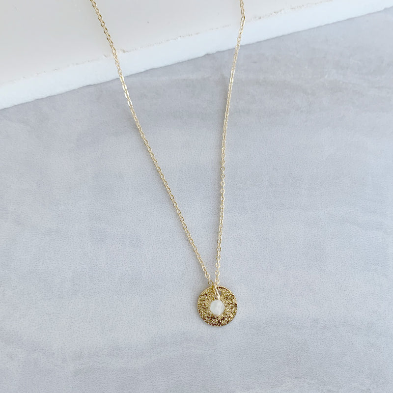 Buy Gold Disc Necklace, Monogram Necklace Gold, Engraved Disc, Gift for  Her, Personalized Disc Necklace, Gold Monogram Online in India - Etsy